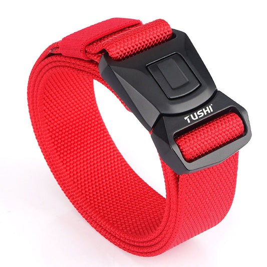 Men's Plug Nylon Waistband Combat Outdoor Sports Belts