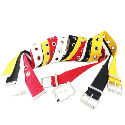 Hole Hollow Air Canvas Jeans Personality Fashion Belts