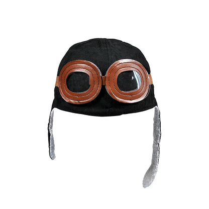 Children's Flight Helmet Aircraft Hat Lei Kids' Headwear