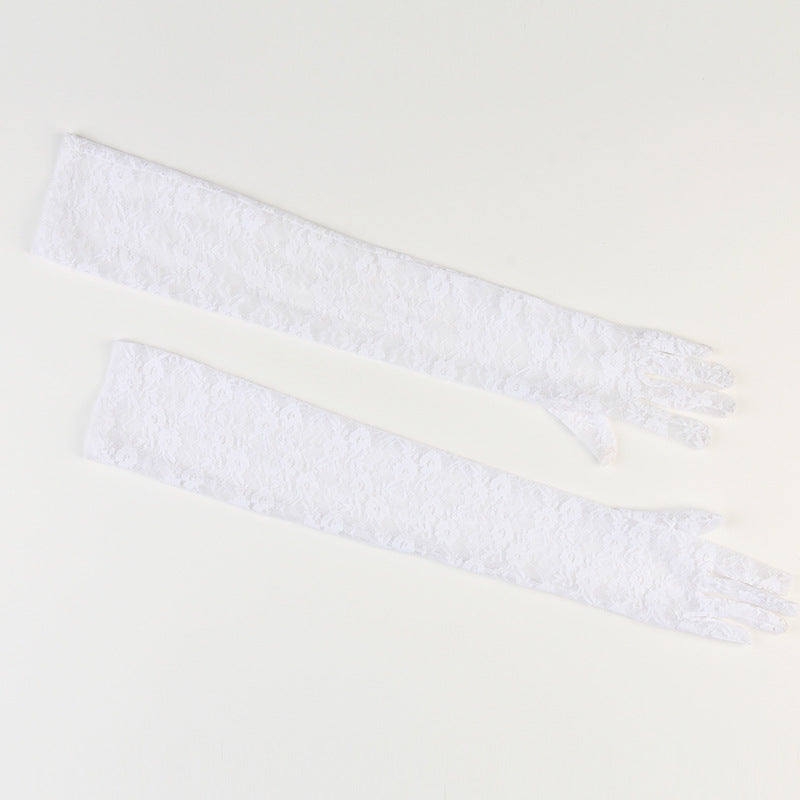 Women's Driving Sun Protection Bridal Etiquette Long Gloves