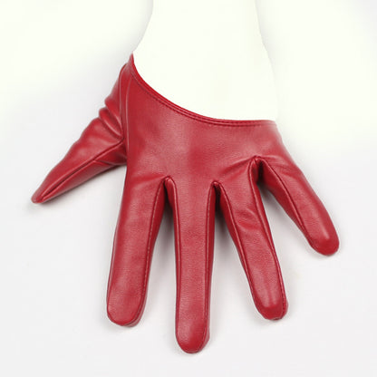 Women's Soles Full Finger Imitation Leather Dancing Gloves