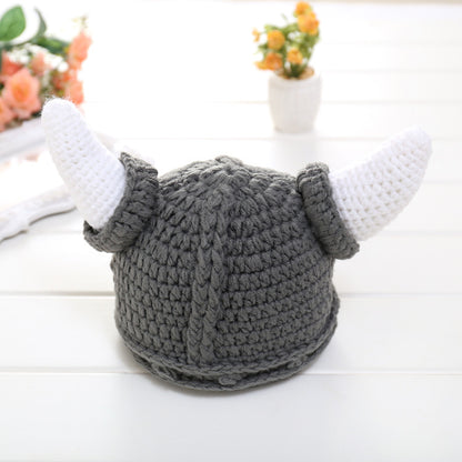 Children's Woolen Cute Handmade Knitted Hat Small Kids' Headwear