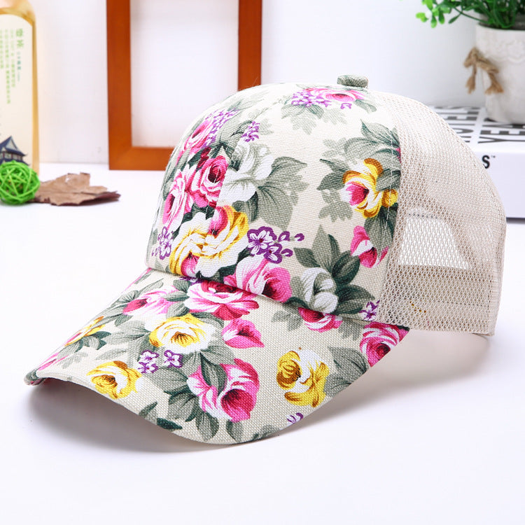 Women's Baseball Summer Sun Hat Outdoor Sport Mesh Hats & Caps