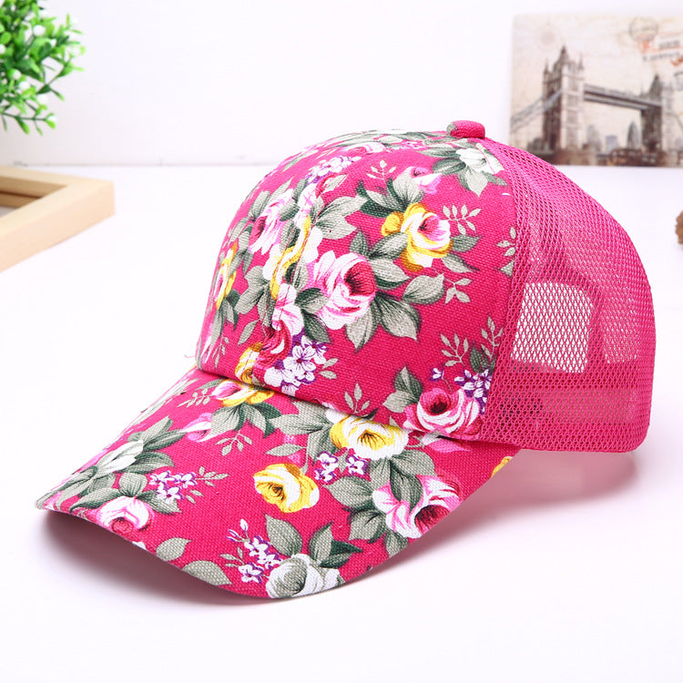 Women's Baseball Summer Sun Hat Outdoor Sport Mesh Hats & Caps