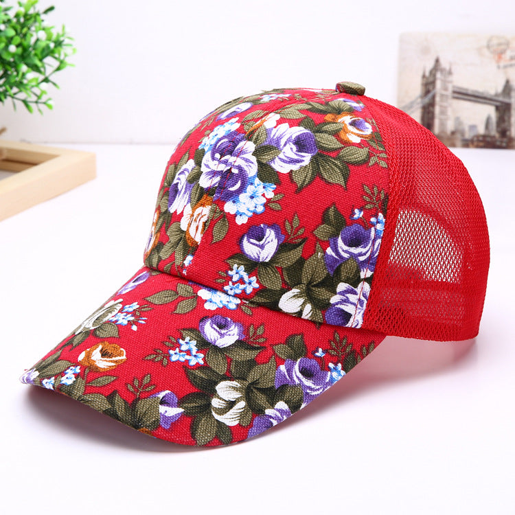 Women's Baseball Summer Sun Hat Outdoor Sport Mesh Hats & Caps