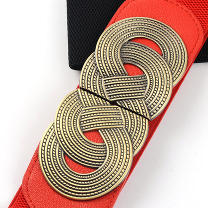 Women's Style Ladies Decoration Elastic Wide Super Simple Belts