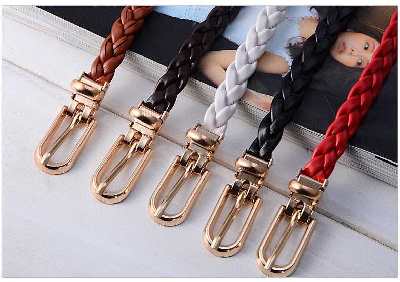 Women's Internet Weaving Trendy Fashion Dress Sweater Belts