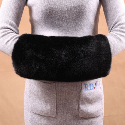 Imitate Rex Rabbit Fur Muff Treasure Gloves