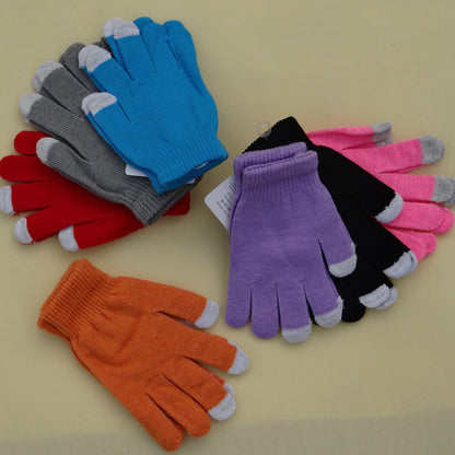 Women's & Men's Touch Screen Couple Wool Knitted Sensible Gloves