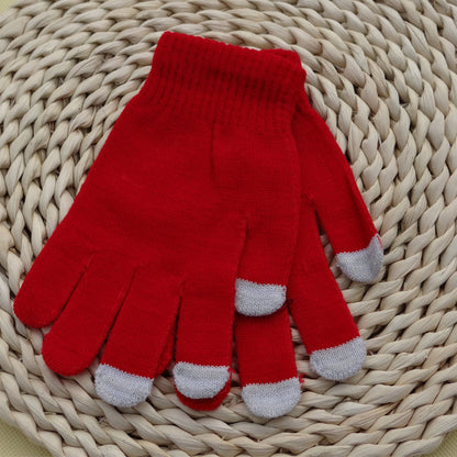 Women's & Men's Touch Screen Couple Wool Knitted Sensible Gloves