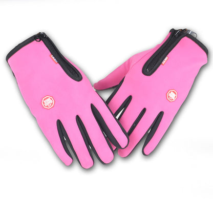 Women's & Men's Ski Touch Screen Riding Fleece Outdoor Keep Gloves