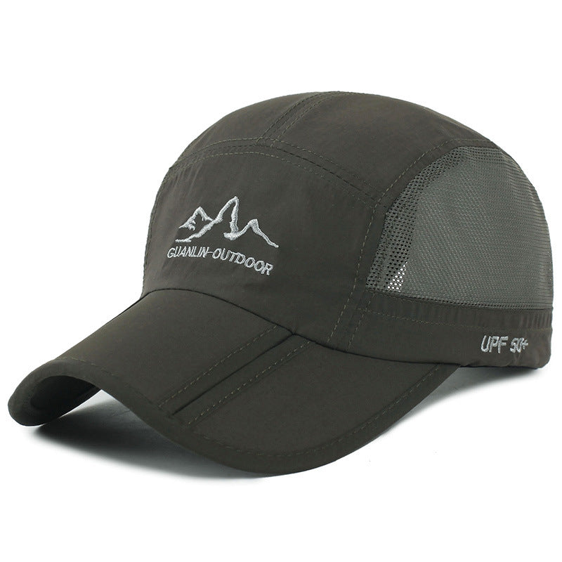 Protection Leisure Sports Folding Brim Breathable Hats & Caps