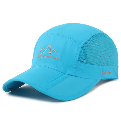 Protection Leisure Sports Folding Brim Breathable Hats & Caps