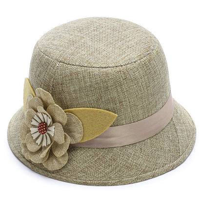 Women's Linen Sun Shade Top Breathable Big Hats & Caps