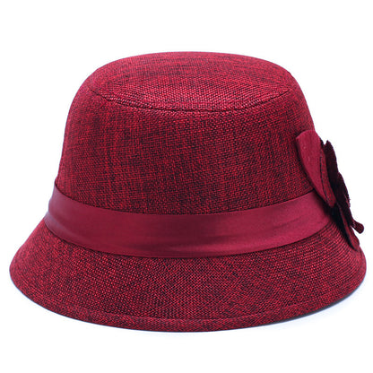 Women's Linen Sun Shade Top Breathable Big Hats & Caps