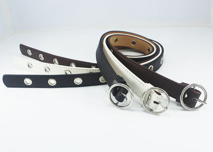 Women's Buckle Eye Band Personal Korean Style Belts