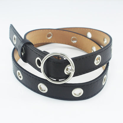 Women's Buckle Eye Band Personal Korean Style Belts