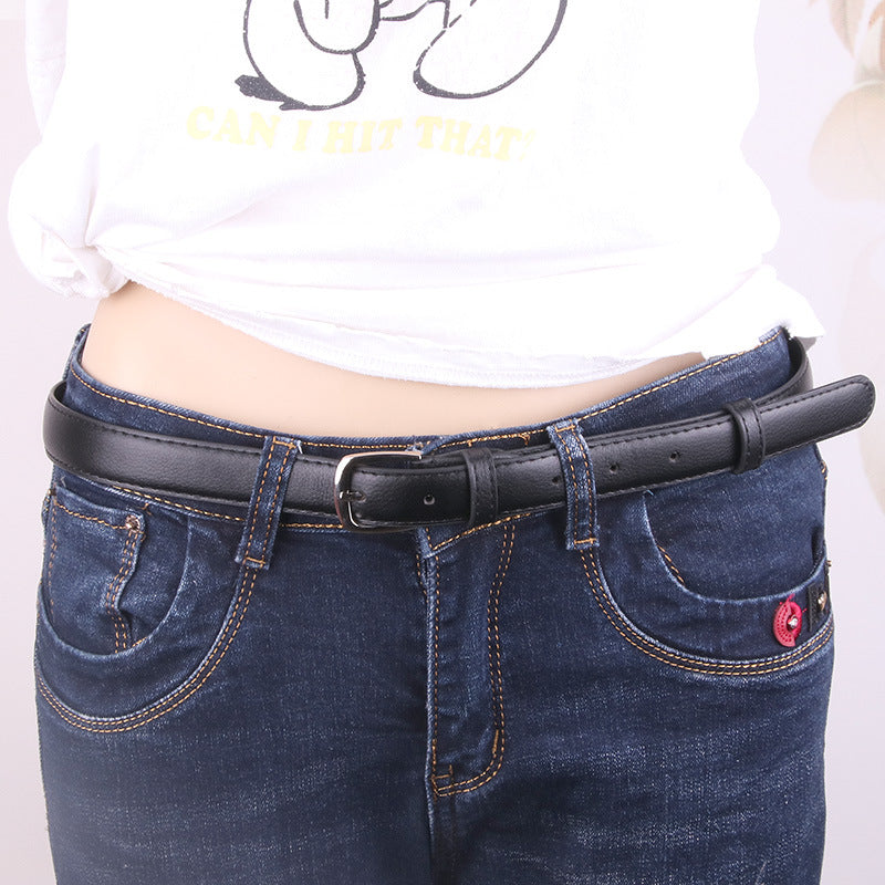 Style Pant Versatile Casual Pin Buckle Belts