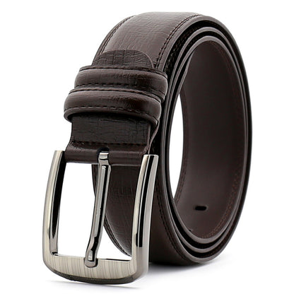 Men's Casual Pin Buckle Waist Cowhide Belts