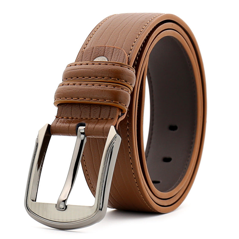 Men's Casual Pin Buckle Waist Cowhide Belts