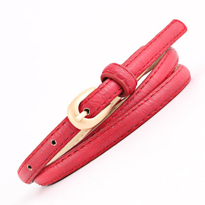 Women's Style Fashion Decoration Fine Casual Denim Belts