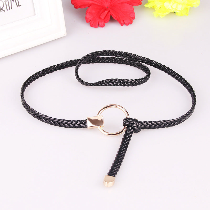 Women's Thin Hand-woven Dress Decoration Casual Belts