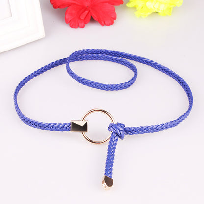 Women's Thin Hand-woven Dress Decoration Casual Belts