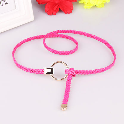 Women's Thin Hand-woven Dress Decoration Casual Belts