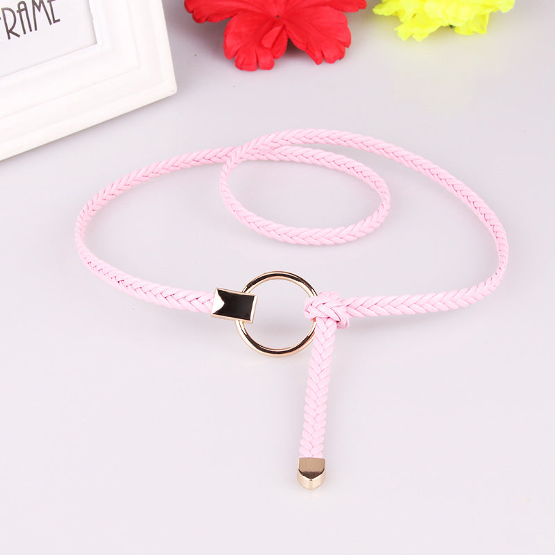 Women's Thin Hand-woven Dress Decoration Casual Belts