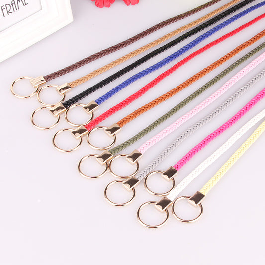 Women's Thin Hand-woven Dress Decoration Casual Belts