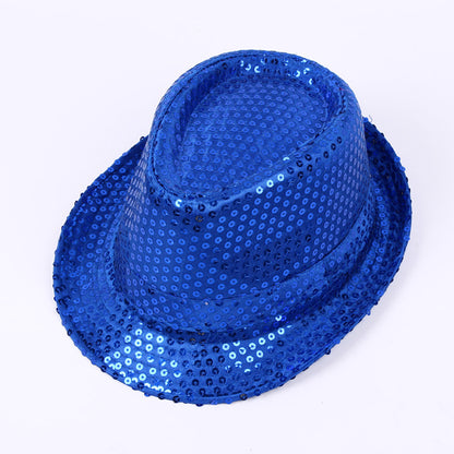 Children's Adult Top Hat Performance Show Sequined Kids' Headwear