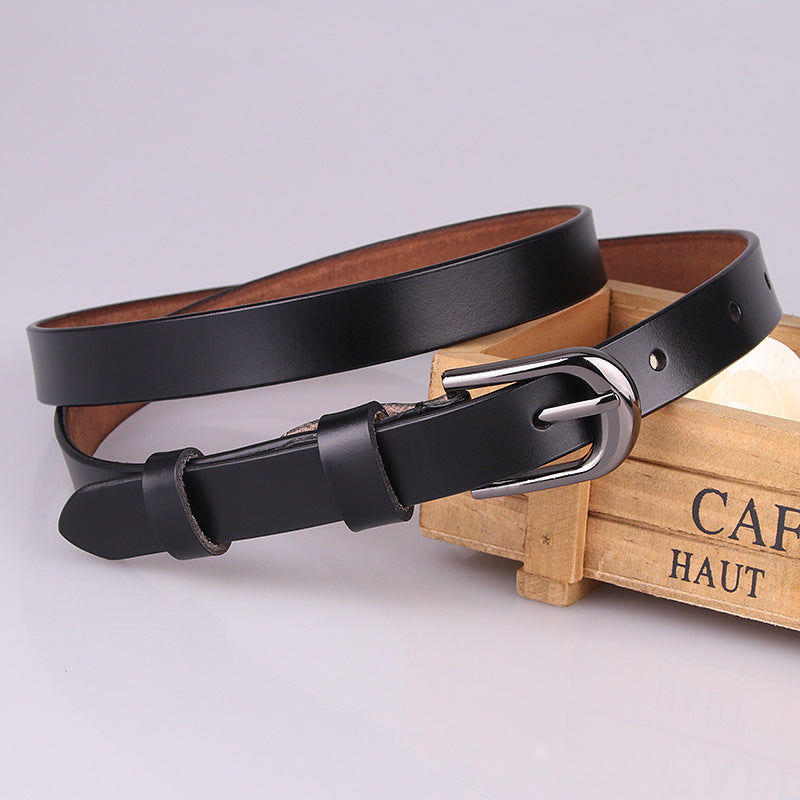 Women's Leather Korean Fashion Decorative Casual Pin Belts