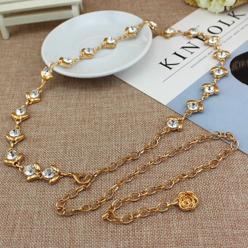 Women's Dress Female Ornament Waist Chain Fine Belts