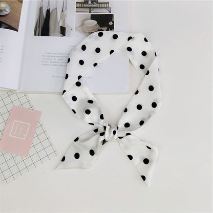 Women's Dot Spring Korean Style Fashionable Long Small Scarfs