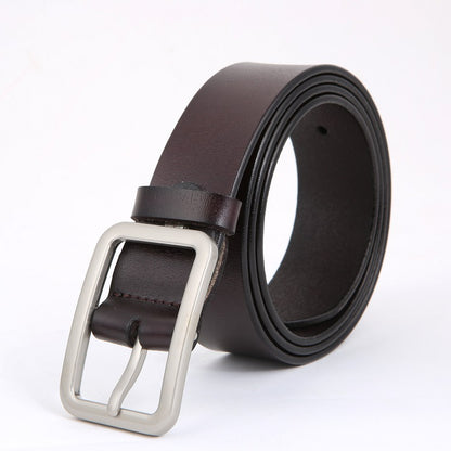 Men's Simple Fashion Business Korean Style Green Belts