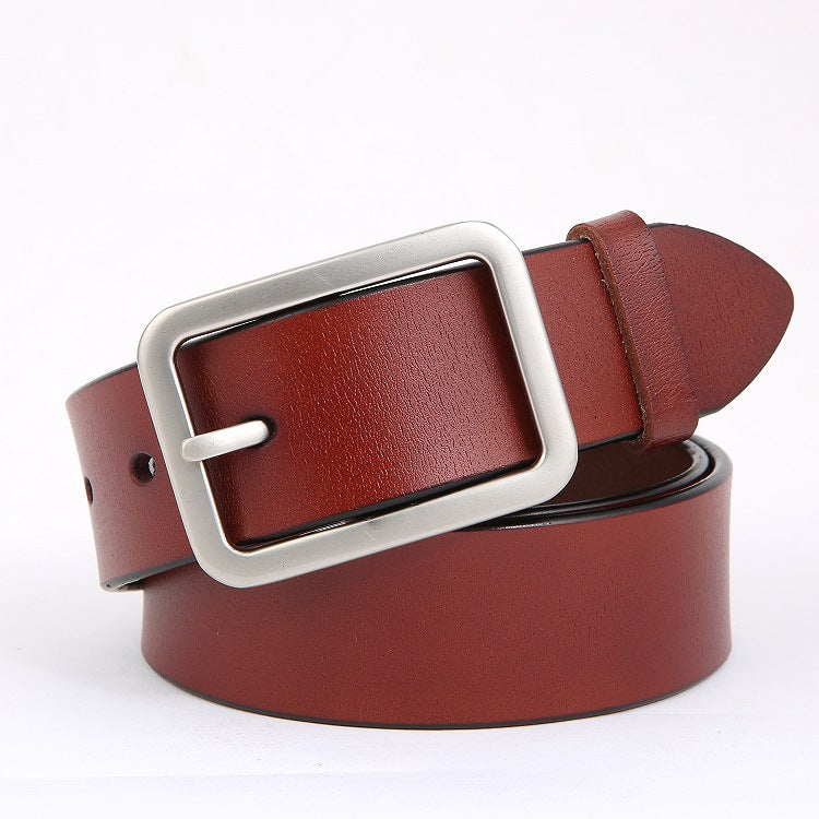 Men's Simple Fashion Business Korean Style Green Belts