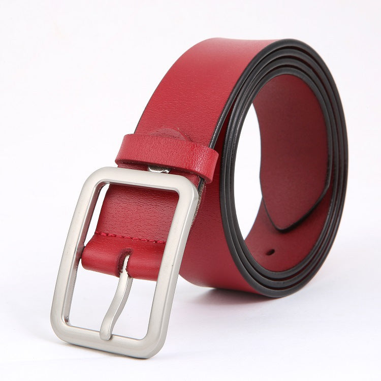 Men's Simple Fashion Business Korean Style Green Belts