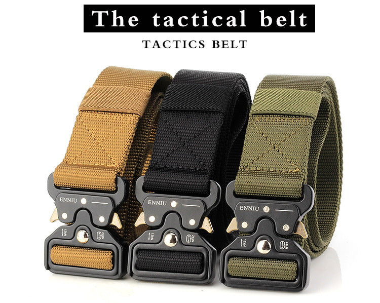 Men's Snake Buckle Tactical Tooling Outdoor Training Belts