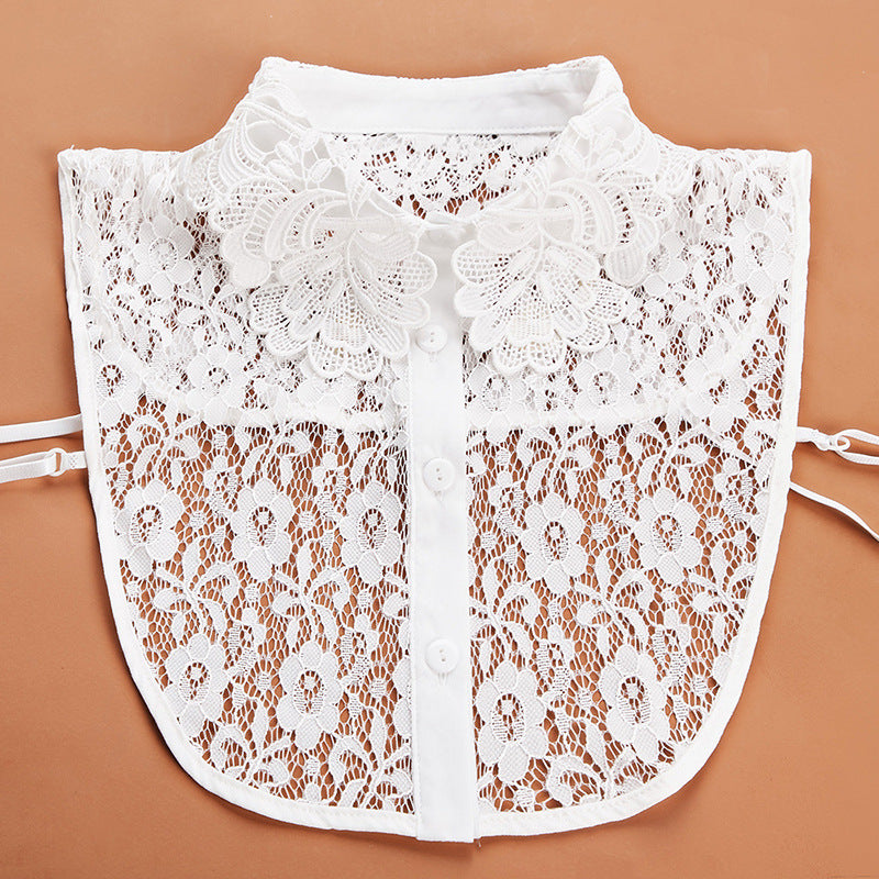 Women's Fake Shirt Collar Fashion Lace Cutout Scarfs