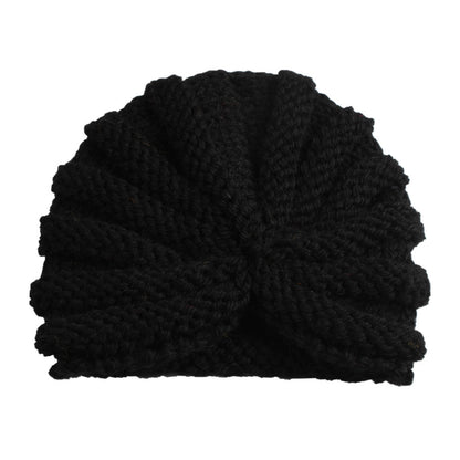 Children's Color Woolen Hat Soft Comfortable Sleeve Kids' Headwear