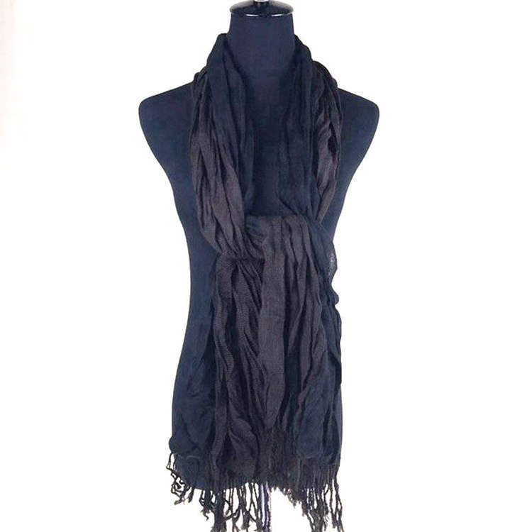 Korean Warm Imitation Cashmere Tassel Plaid Scarfs