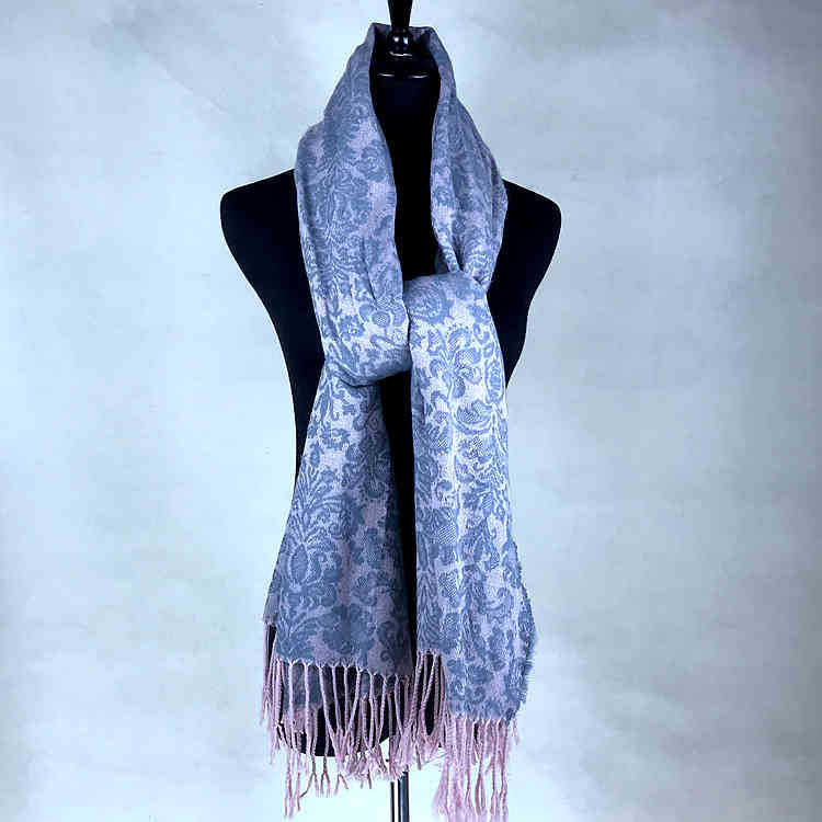 Korean Warm Imitation Cashmere Tassel Plaid Scarfs