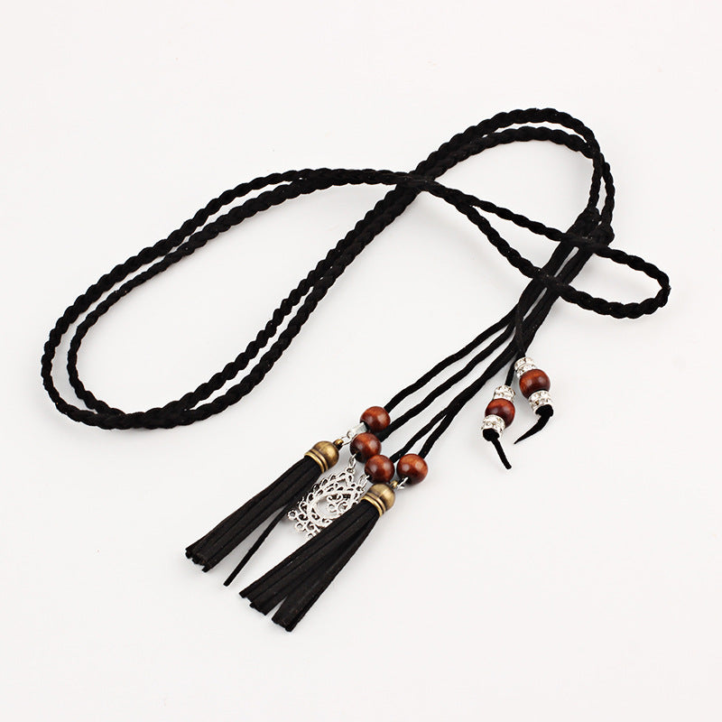 Style Tassel Waist Strap Skirt Decoration Pendants