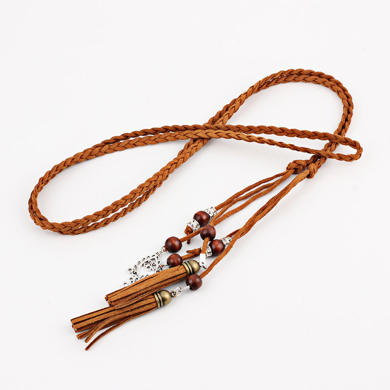 Style Tassel Waist Strap Skirt Decoration Pendants