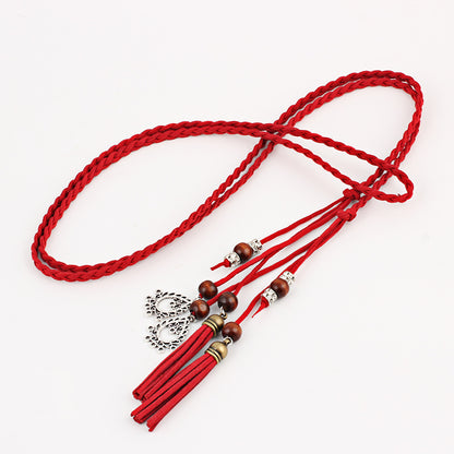 Style Tassel Waist Strap Skirt Decoration Pendants