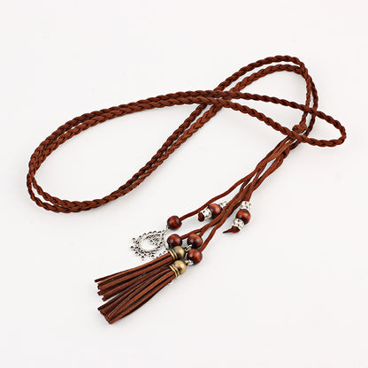 Style Tassel Waist Strap Skirt Decoration Pendants