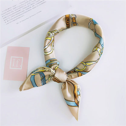 Women's Towel Silk Professional Stewardess Decorative Korean Scarfs