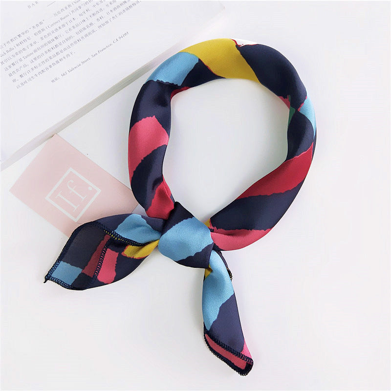 Women's Towel Silk Professional Stewardess Decorative Korean Scarfs