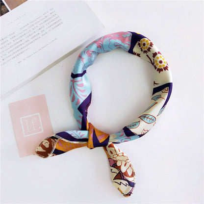 Women's Towel Silk Professional Stewardess Decorative Korean Scarfs