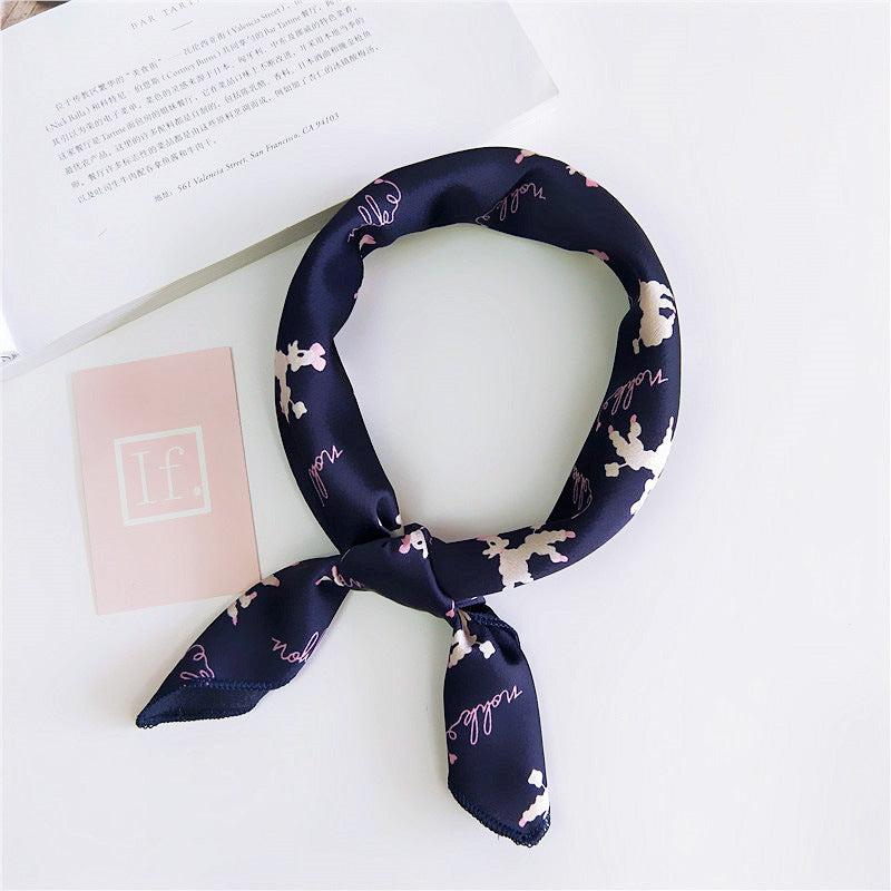 Women's Towel Silk Professional Stewardess Decorative Korean Scarfs